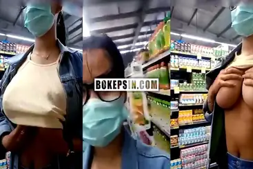 Siskaeee Pamer TT Gede di Supermarket Sampe Bikin Ngaceng