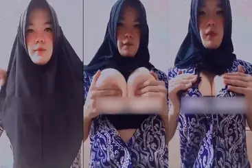 Ukhty Nabilah Hijab Toge Bokep Remas Toket Gede